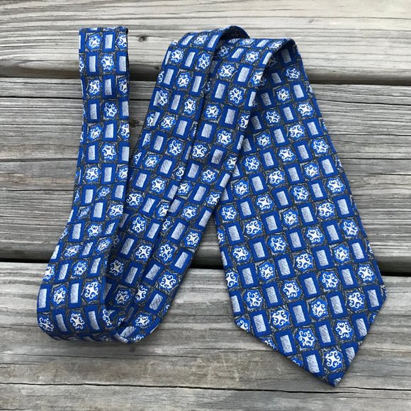 Geoffrey Beene Men Tie 100% Silk Necktie Classic T - Picture 3 of 11